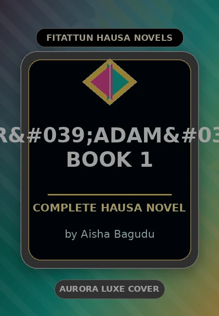 Mar'adam's Book 1 Complete Hausa Novel by Aisha Bagudu